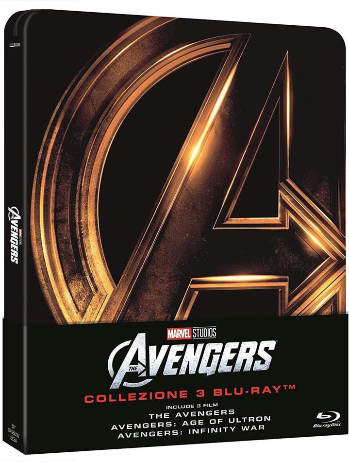 The Avengers 1-3 Steelbook, 3 Blu-ray