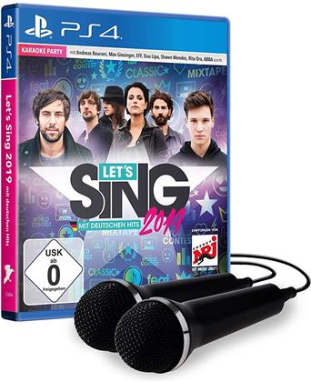 Lets Sing 2019 + 2 Micros mit deutschen Hits (German Edition)
