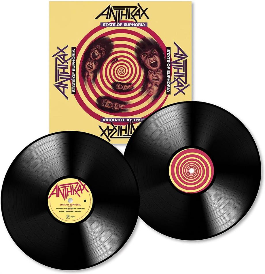 Anthrax - State Of Euphoria 2018 Reissue, 30th Anniversary Edition, 2 LPs