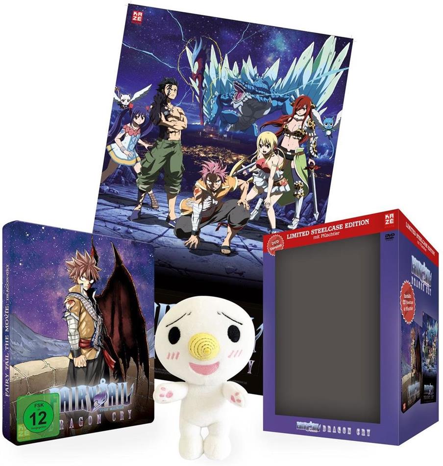 Fairy Tail - The Movie - Dragon Cry (2017) Steelcase, + Plüschtier, Limited Edition