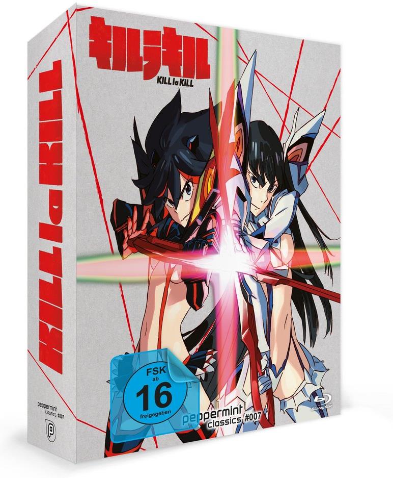 Kill la Kill - Die komplette Serie Peppermint Classics, Gesamtausgabe, 4 Blu-rays