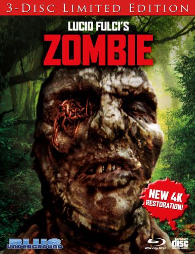 Zombie (1979) Cover C, 4K Mastered, Edizione Limitata, 3 Blu-ray