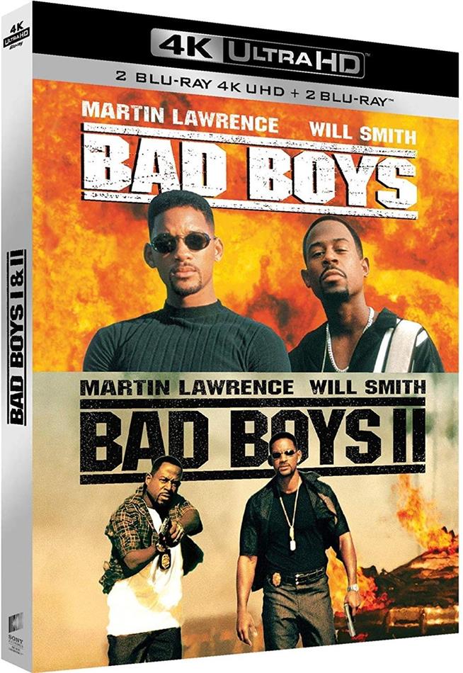 Bad Boys 1 & 2 2 4K Ultra HDs + 2 Blu-rays