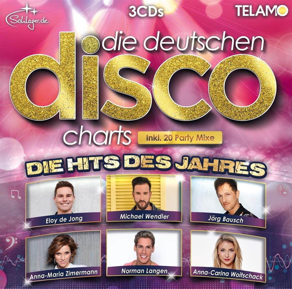 Die Deutschen Disco Charts-Hits Des Jahres 3 CDs