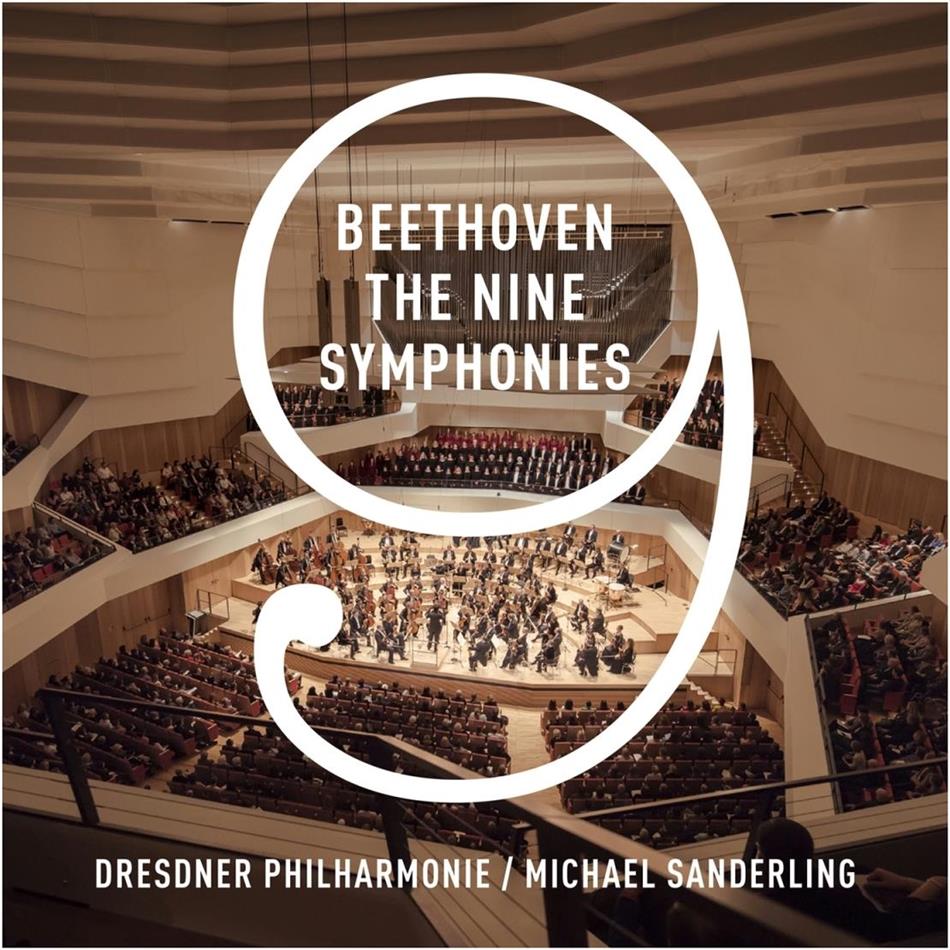 Michael Sanderling, Dresdner Philharmonie & Ludwig van Beethoven (1770-1827) - Symphonies 1-9 5 CDs