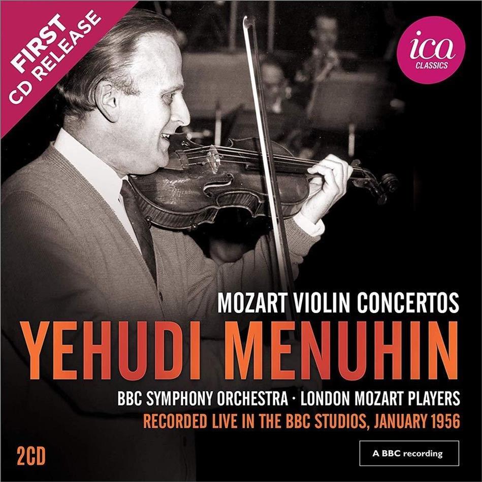 Wolfgang Amadeus Mozart (1756-1791), Sir Yehudi Menuhin & BBC Symphony Orchestra - Violinkonzerte 1, 2, 3, 4 2 CD