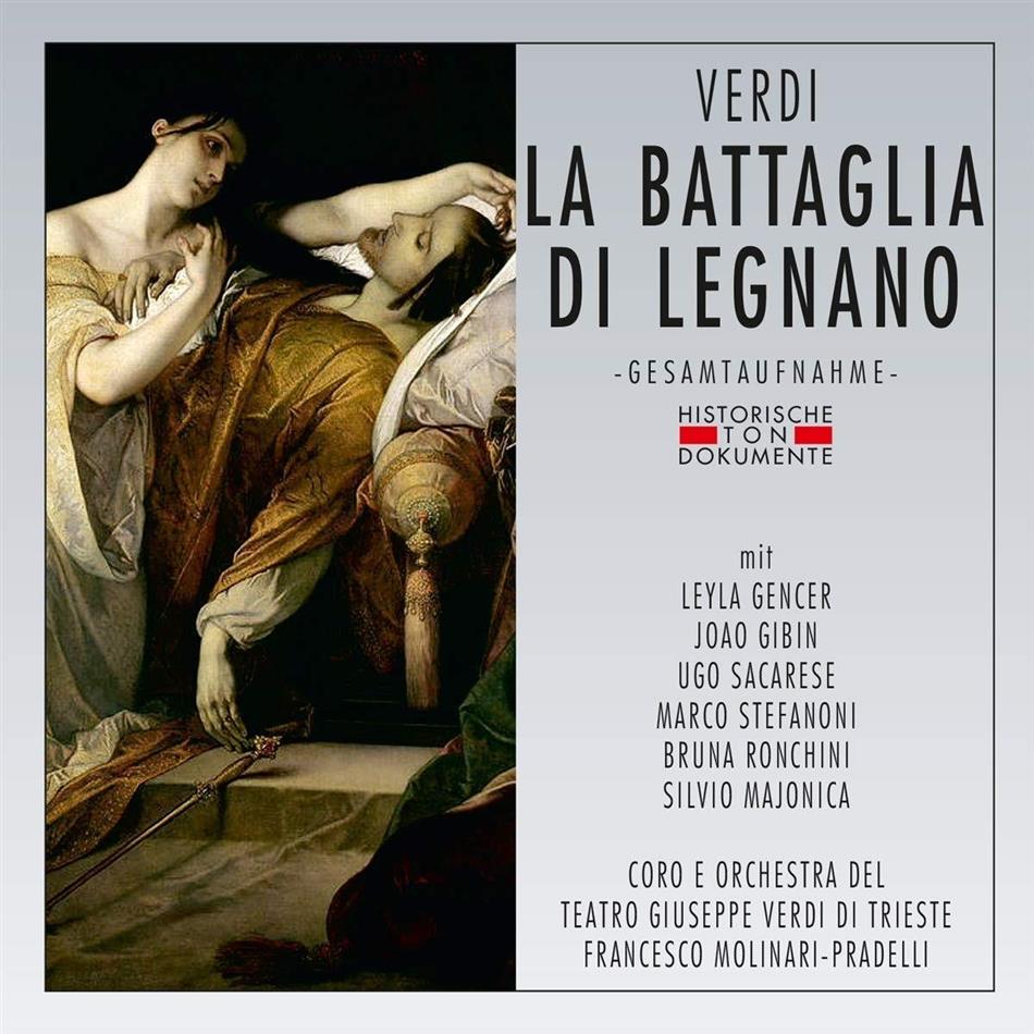 Leyla Gencer, Giuseppe Verdi (1813-1901), Francesco Molinari-Pradelli & Orchestra del Teatro Giuseppe Verdi di Trieste - La Battaglia Di Legnano - Aufnahme 1962 Triest 2 CD