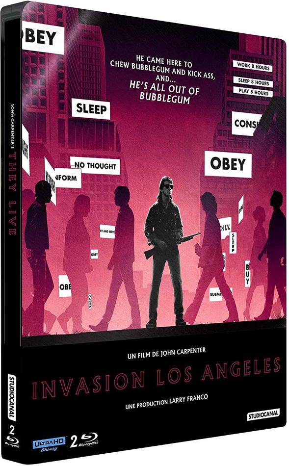 Invasion Los Angeles (1988) Limited Edition, Steelbook, 4K Ultra HD + 2 Blu-rays