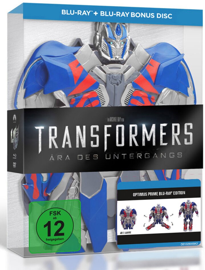 Transformers 4 - Ära des Untergangs - Optimus Edition - Ära des Untergangs (Limitierte Optimus Edition - Real 3D + 2D / 3 Discs) (2014) Edizione Limitata