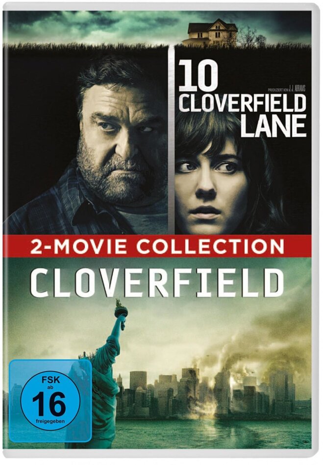 10 Cloverfield Lane / Cloverfield 2 DVDs