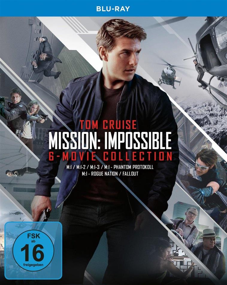 Mission Impossible 1-6 6 Blu-rays