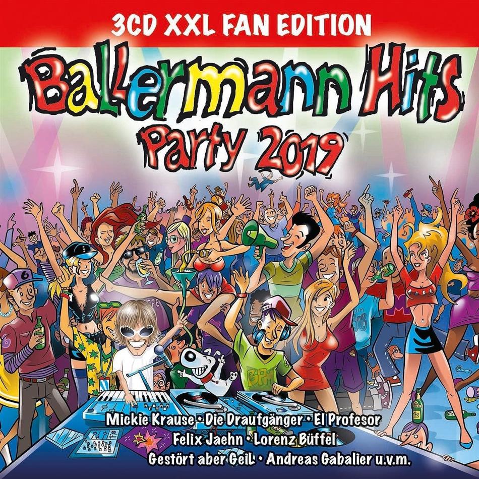 Ballermann Hits Party 2019 XXL Fan Edition, 3 CDs