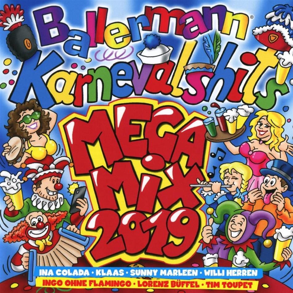 Ballermann Karneval Hits Megamix 2019 2 CDs