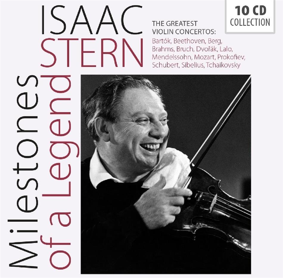 Isaac Stern - The Greatest Violin Concertos - Milestones Of A Legend 10 CDs