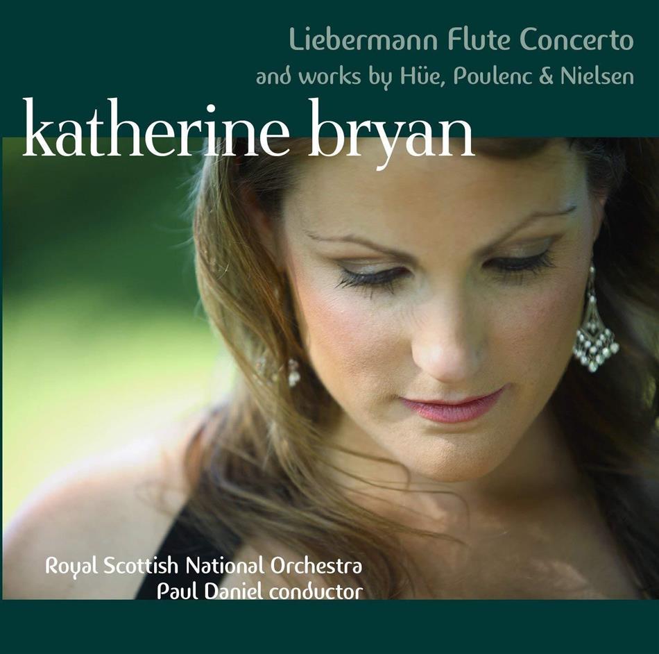 Lowell Liebermann (*1961), Georges Hüe (1858-1948), Francis Poulenc (1899-1963), Carl August Nielsen (1865-1931), Paul Daniel, … - Flute Concerto