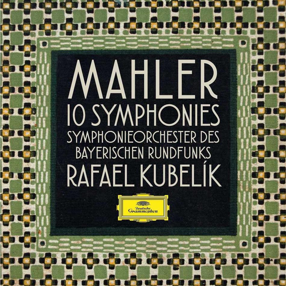 Gustav Mahler (1860-1911), Rafael Kubelik & Symphonieorchester des Bayerischen Rundfunks - 10 Sinfonien Limited, 11 CDs