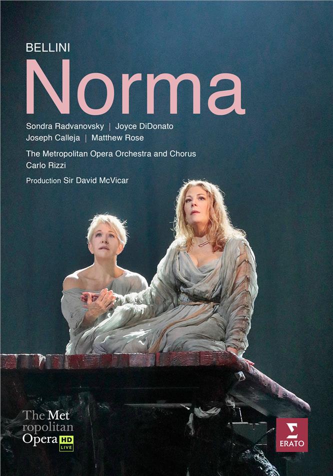 Metropolitan Opera Orchestra, Carlo Rizzi & Joyce DiDonato - Bellini - Norma Erato, 2 DVDs