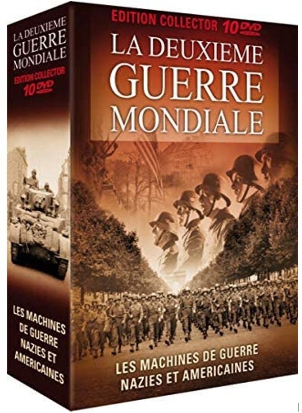 La Deuxième Guerre Mondiale - Les machines de guerre Nazie et Américaines 10 DVDs