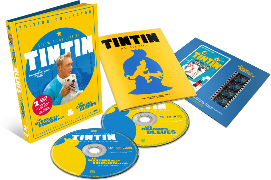 Tintin et le mystère de la toison d'or / Tintin et les oranges bleues Édition Collector, Mediabook, 2 DVD