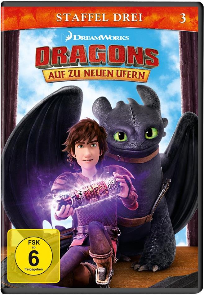 Dragons - Auf zu neuen Ufern - Staffel 3 4 DVD