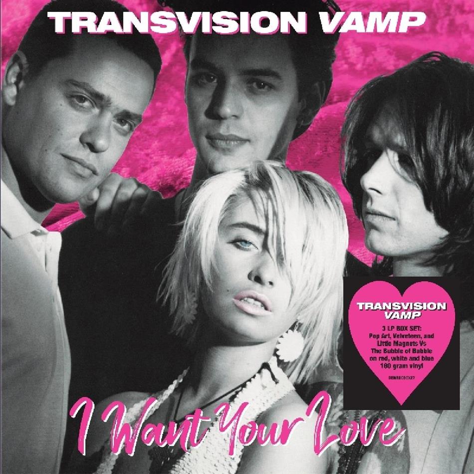 Transvision Vamp - I Want Your Love Colored, 3 LPs