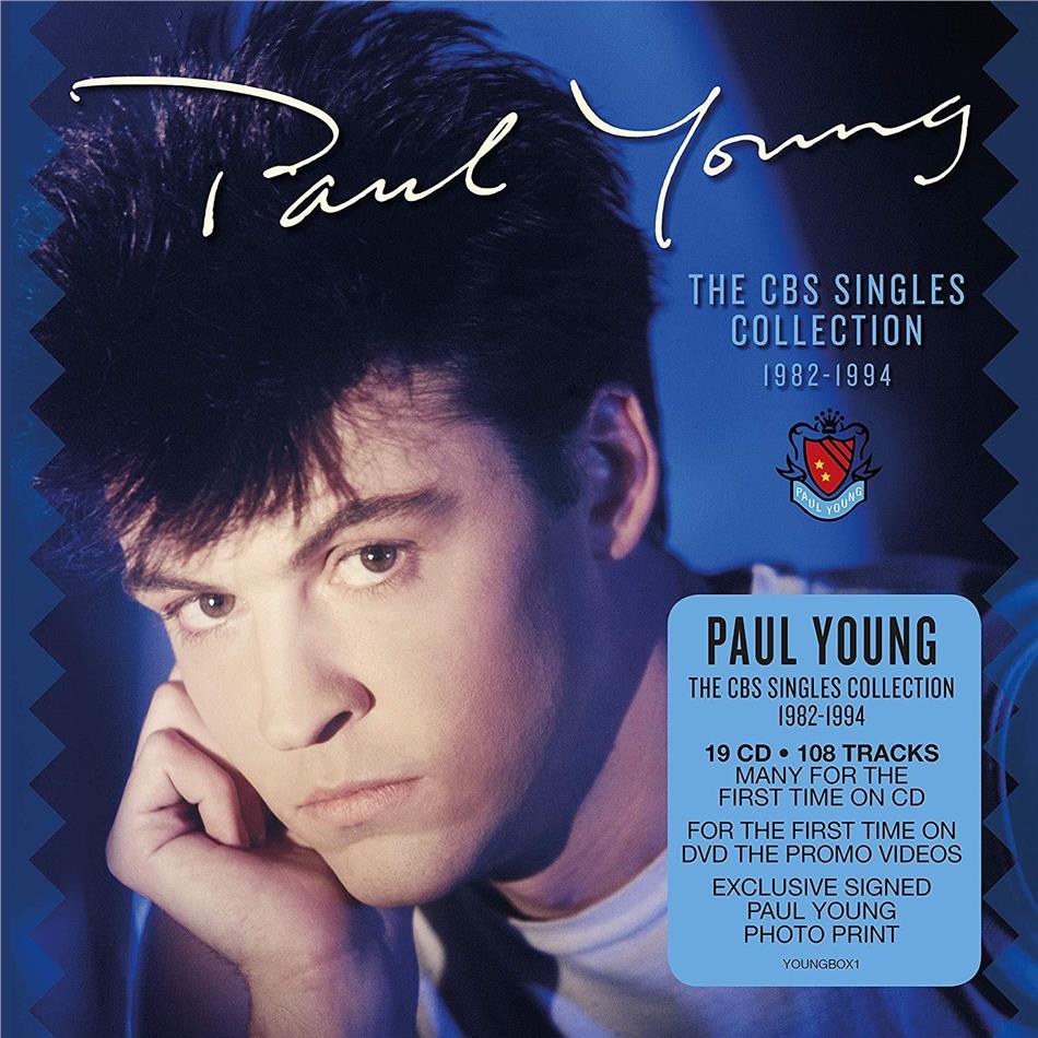 Paul Young - Singles 1982 - 1994 19 CD + DVD
