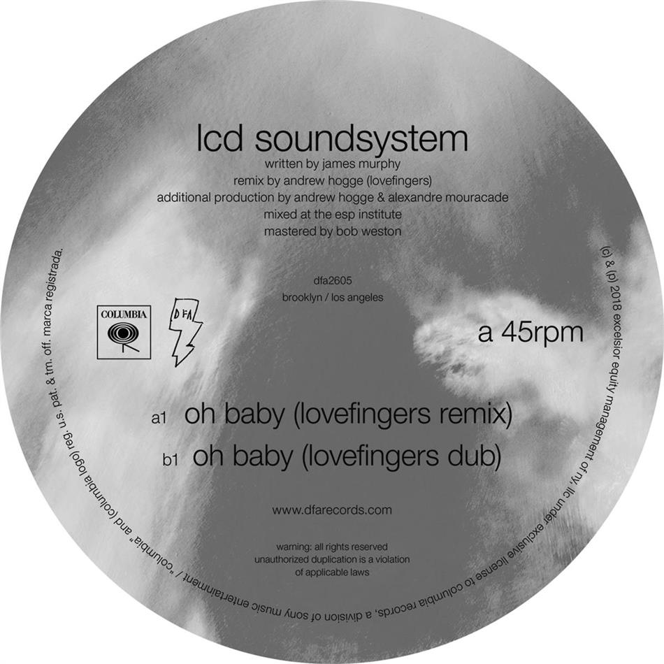 LCD Soundsystem - Oh Baby 12" Maxi