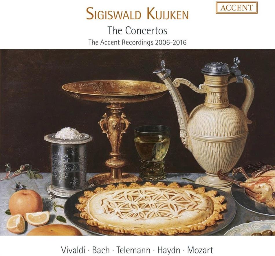 Antonio Vivaldi (1678-1741), Georg Philipp Telemann (1681-1767), Joseph Haydn (1732-1809), Wolfgang Amadeus Mozart (1756-1791) & Sigiswald Kuijken - The Concertos - The Accent Recordings 2006-2016 10 CD