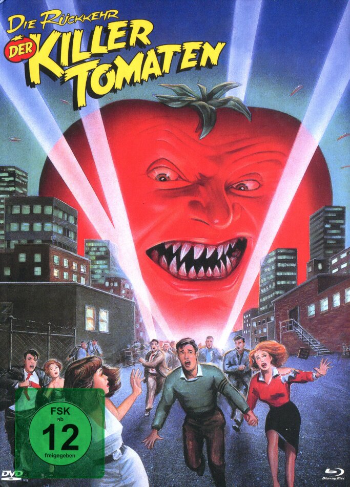 Die Rückkehr der Killertomaten (1988) Cover C, Limited Edition, Mediabook, Blu-ray + DVD