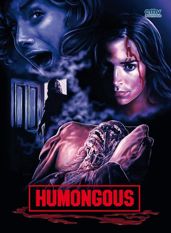 Humongous (1982) Cover B, Édition Limitée, Mediabook, Uncut, Blu-ray + DVD