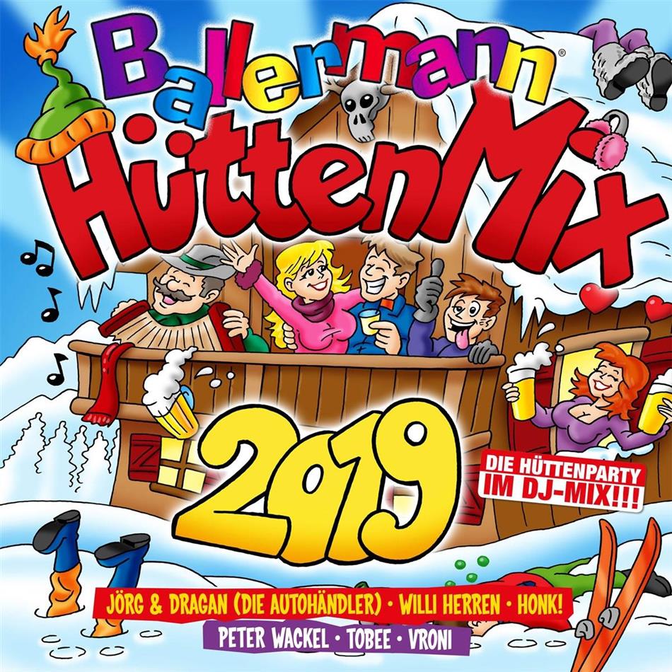 Ballermann Hütten Mix 2019 2 CDs