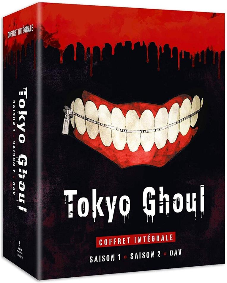 Tokyo Ghoul - Intégrale - Saison 1 & 2 & OAV 5 Blu-rays + DVD