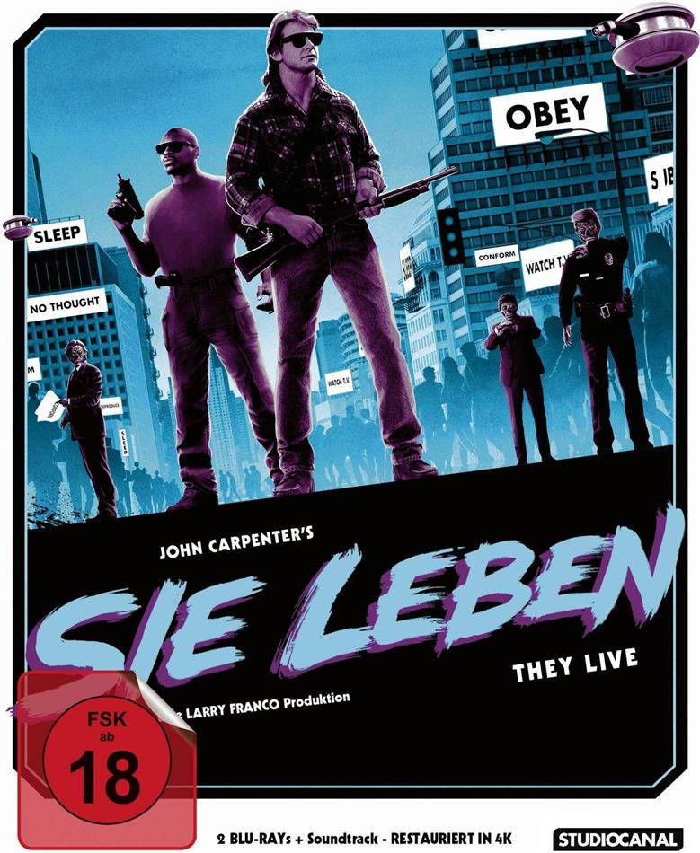 Sie leben (1988) Soundtrack Edition, Limited Edition, 2 Blu-rays + CD