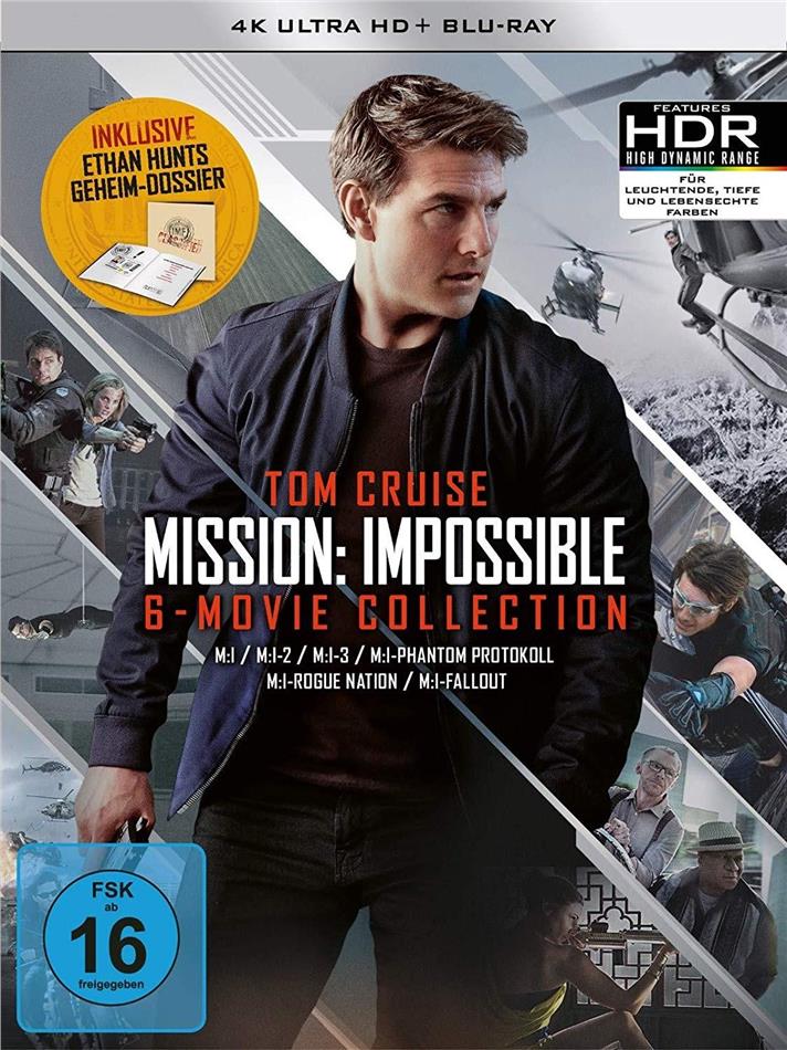 Mission Impossible 1-6 Limited Edition, 6 4K Ultra HDs + 7 Blu-rays