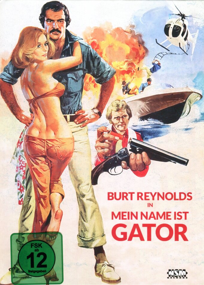 Mein Name ist Gator (1976) Cover C, Édition Limitée, Mediabook, Blu-ray + DVD