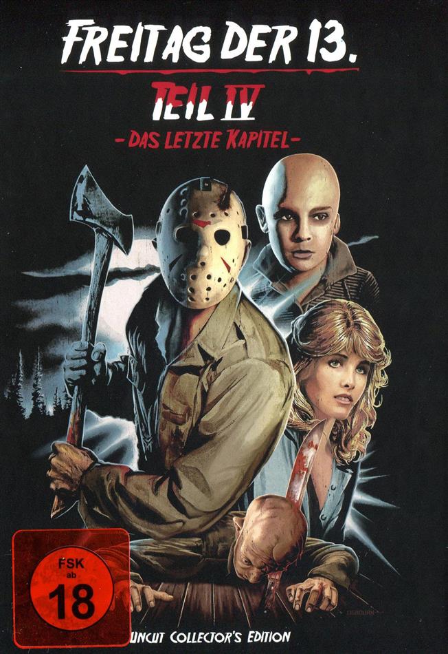 Freitag der 13. - Teil 4 - Das letzte Kapitel (1984) Cover D, Collector's Edition, Limited Edition, Mediabook, Uncut
