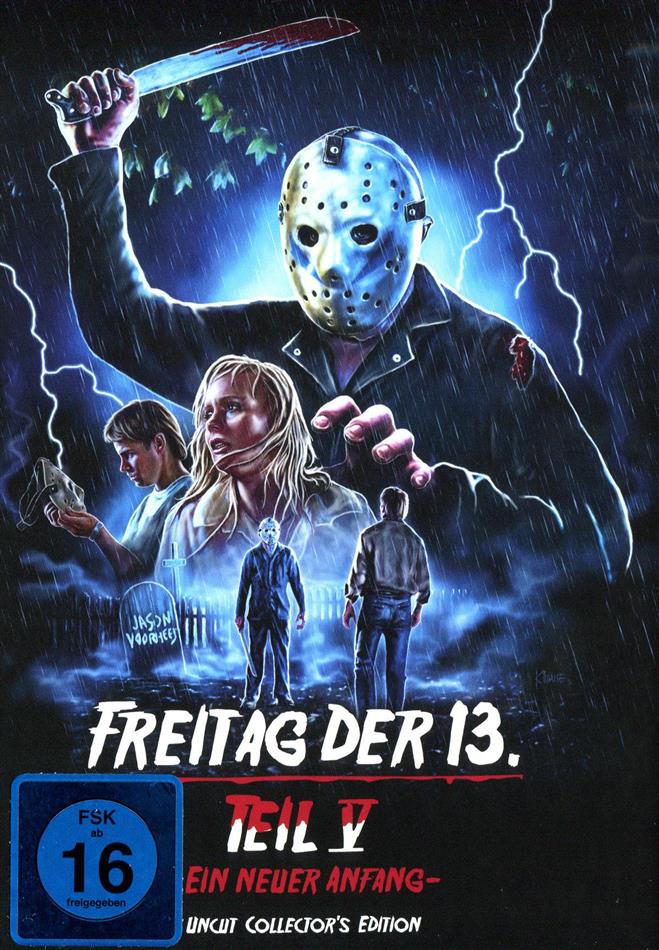 Freitag der 13. - Teil 5 - Ein neuer Anfang (1985) Cover D, Collector's Edition, Limited Edition, Mediabook, Uncut