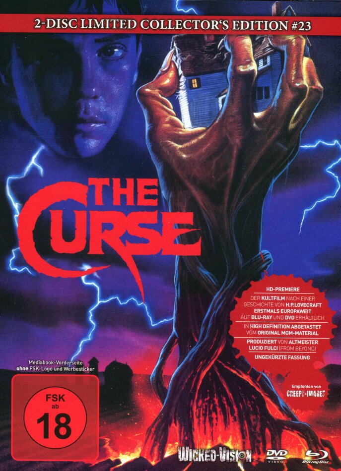 The Curse (1987) Limited Edition, Mediabook, Uncut, Blu-ray + DVD