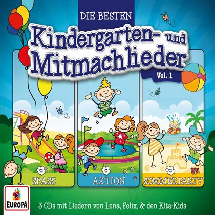 Lena Felix & die Kita-Kids - 01/3er Box (Die besten Kindergarten- & Mitmachlied (3 CDs)