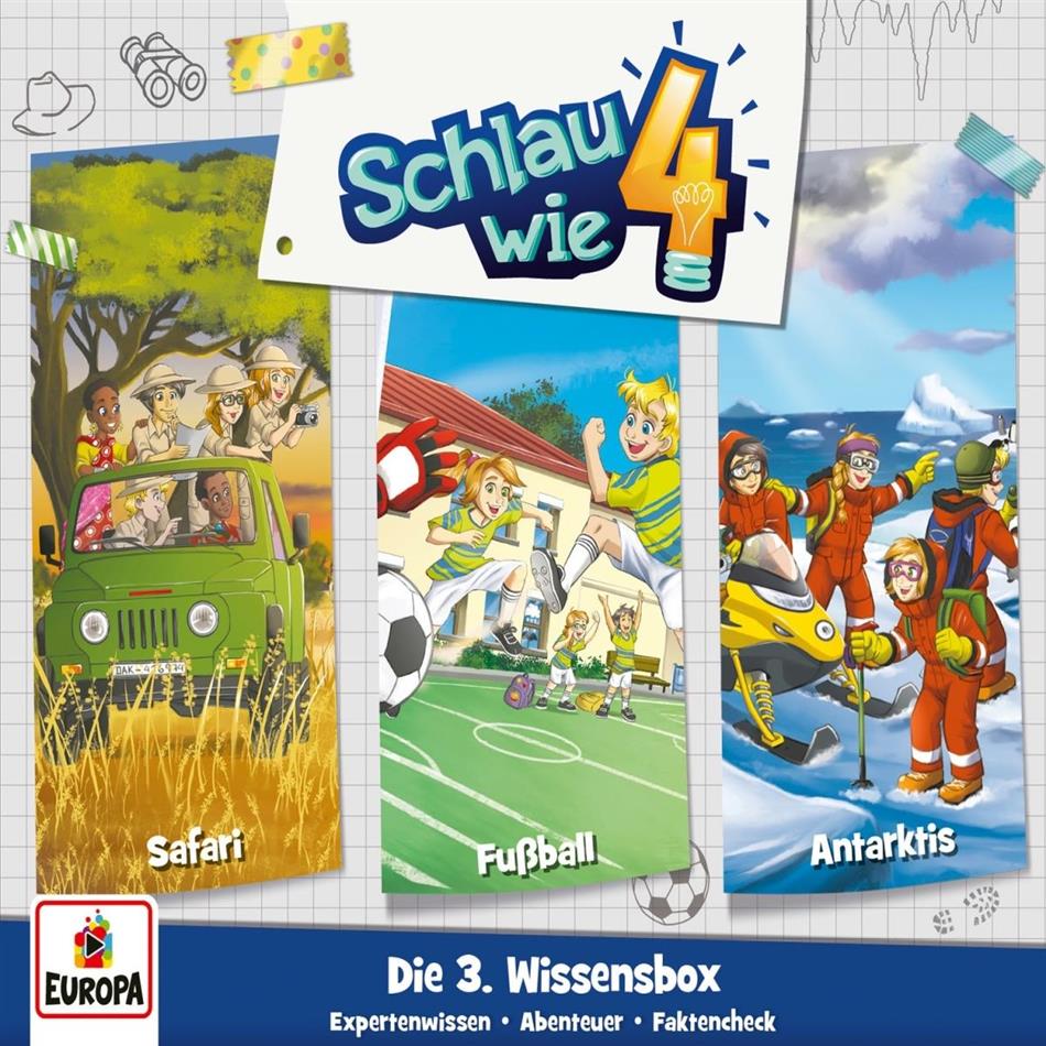 Schlau Wie Vier - 03/3er Wissens-Box (Folgen 7,8,9) 3 CDs