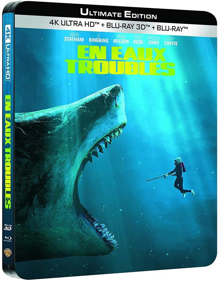 En eaux troubles (2018) Limited Edition, Steelbook, Ultimate Edition, 4K Ultra HD + Blu-ray 3D + Blu-ray