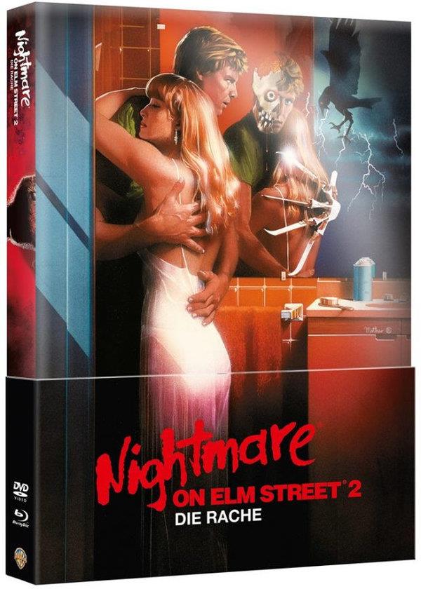Nightmare on Elm Street 2 - Die Rache (1985) Wattiert, Édition Limitée, Mediabook, Blu-ray + DVD