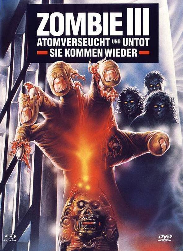 Zombi 3 (1988) Cover B, X-Rated, Limited Edition, Mediabook, Blu-ray + DVD