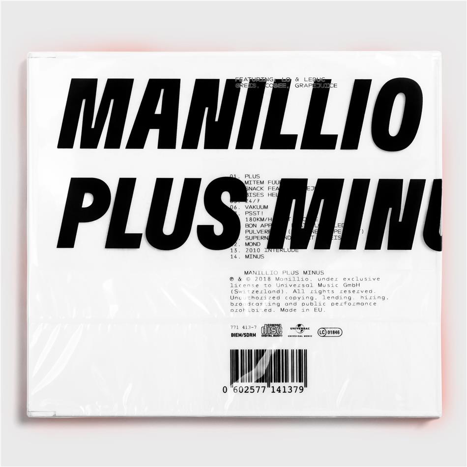 Manillio - Plus Minus LP