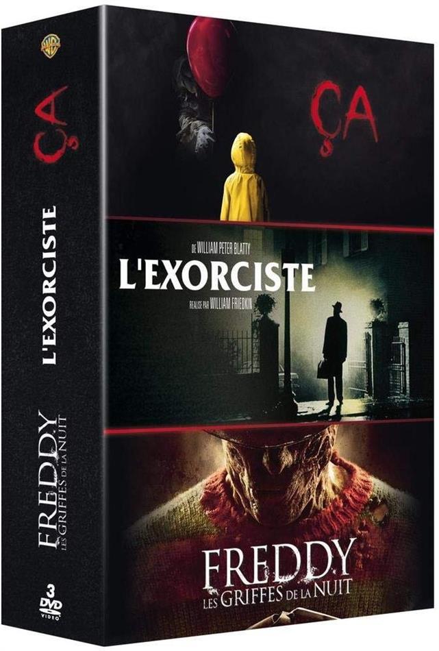 Ça (2017) / Les griffes de la nuit (1984) / L'Exorciste (1973) 3 DVDs