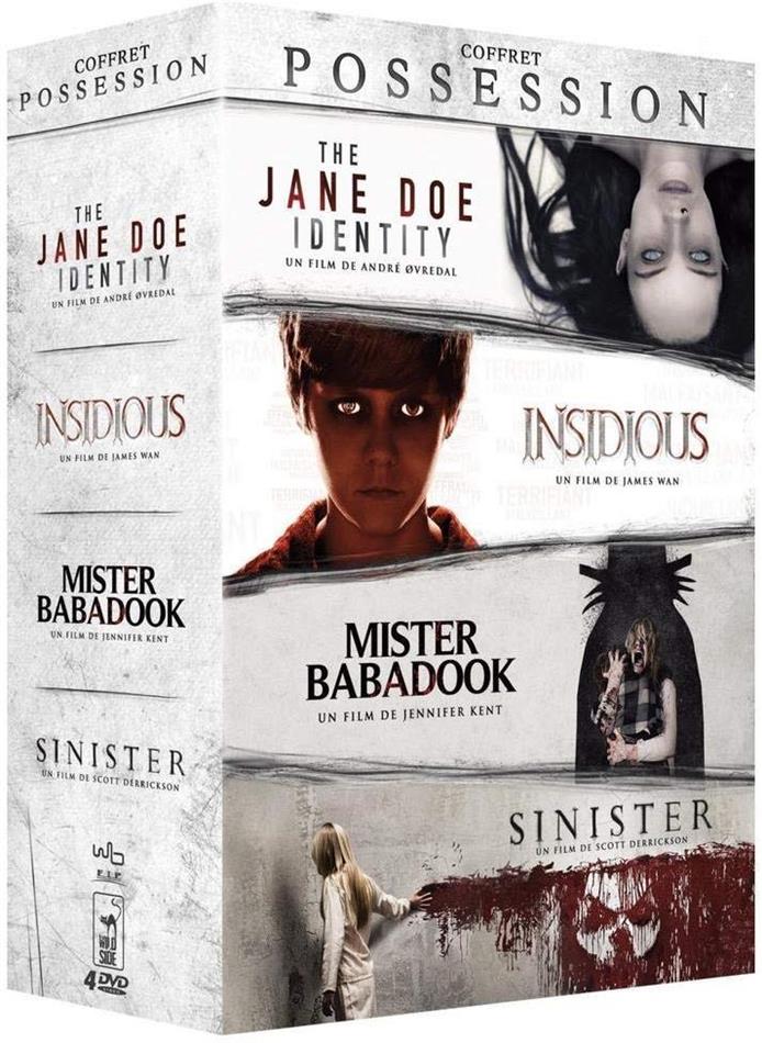 Coffret Possession - The Jane Doe Identity / Insidious / Mister Babadook / Sinister 4 DVD