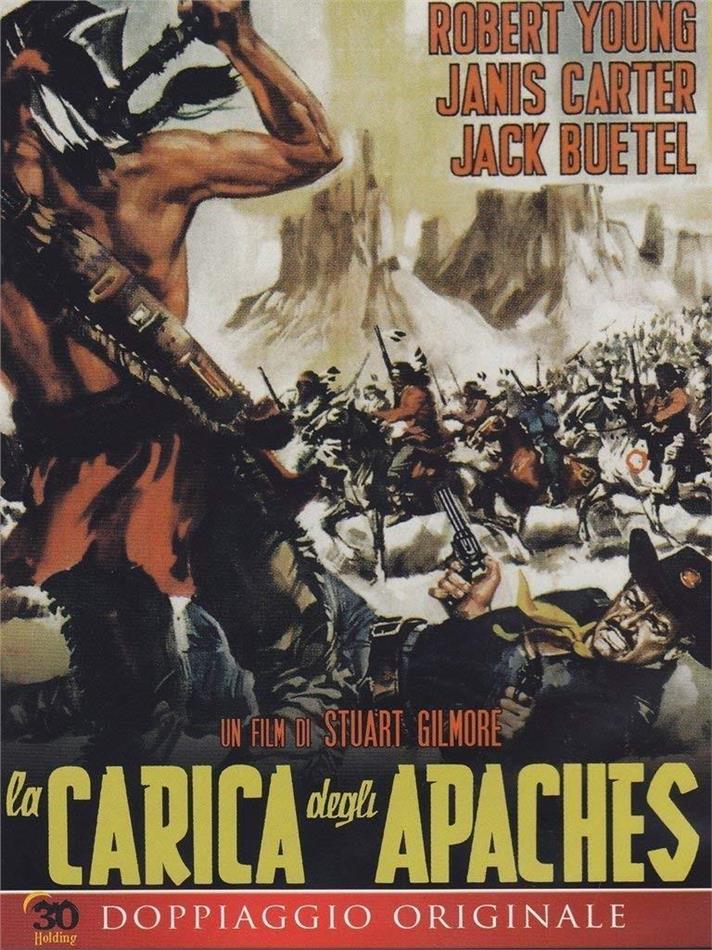Jack Beutel,Janis Carter,Barton Maclane, - Carica Degli Apaches (La) (1952)