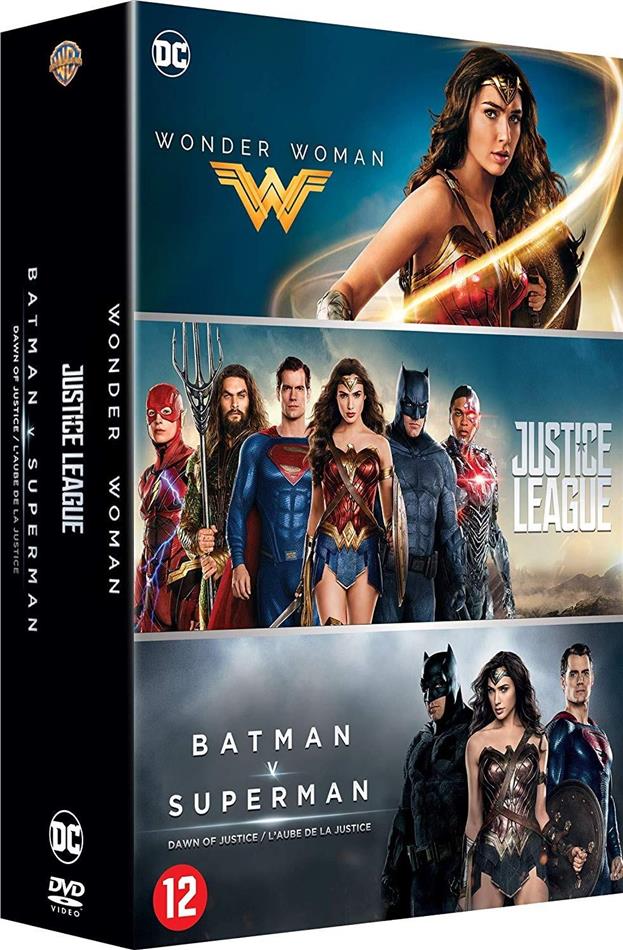 Wonder Woman / Justice League / Batman v Superman 3 DVD