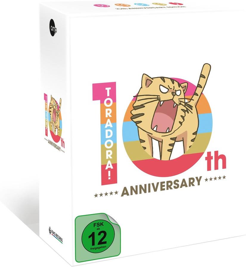 Toradora! - Komplettbox Digipack, 10th Anniversary Edition, Limited Edition, 5 Blu-rays