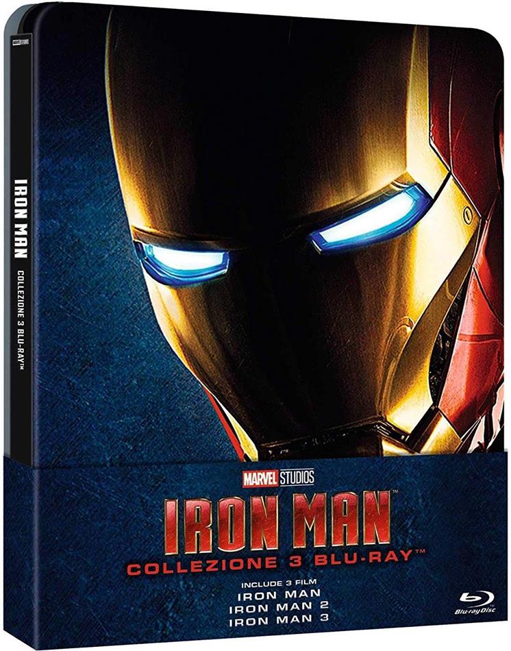 Iron Man Trilogia Limited Edition, Neuauflage, Steelbook, 3 Blu-rays